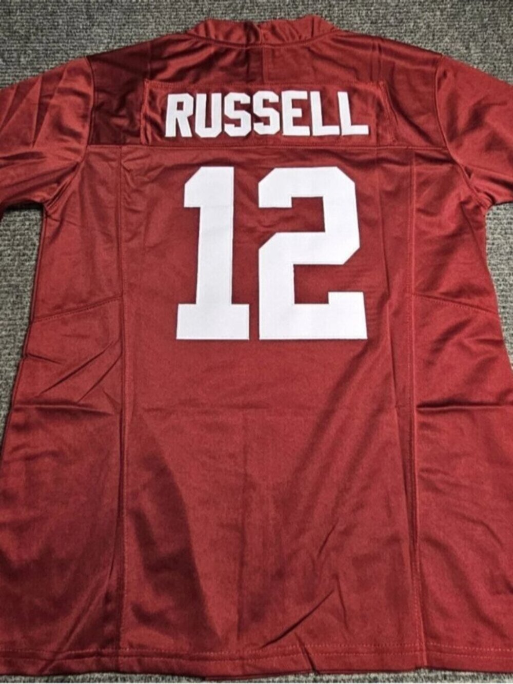 Keelon Russell Crimson Stitched Jersey Vapor Red